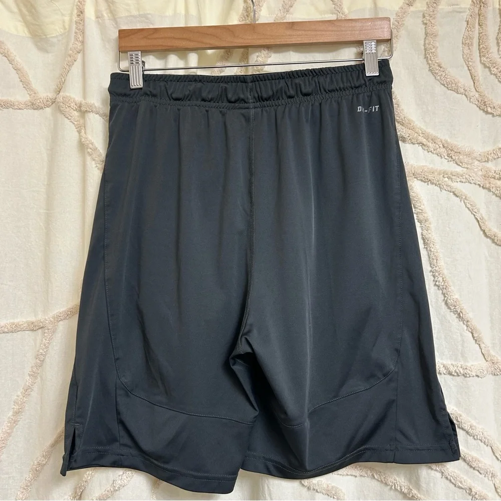 Nike Dri Fir Unlined Drawstring and Elastic Waist Athletic Shorts, Carbon Grey